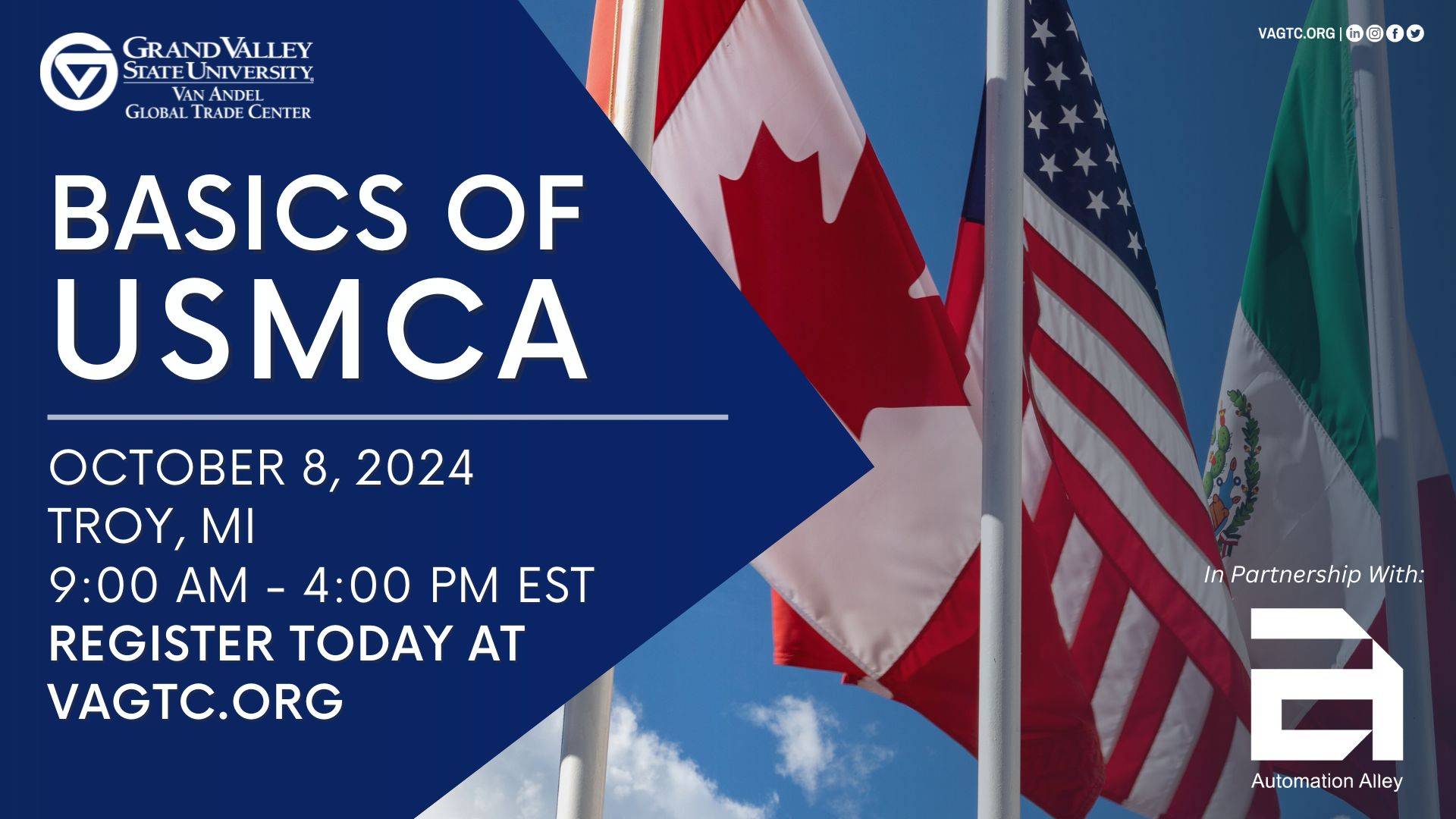 Basics of USMCA Training in Troy, Michigan